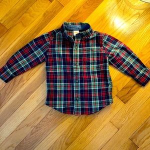 2T Gymboree Plaid Button-Down Shirt
